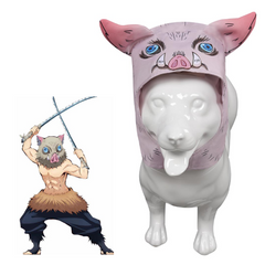 Hashibira Inosuke Cosplay Cloak Costume Outfits Halloween Carnival Party Disguise Suit For Pet Dog Clothing