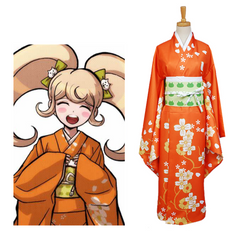 Game Super Danganronpa 2 Hiyoko Saionji Kimono Costume Halloween Carnival Suit
