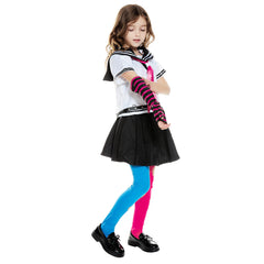 Kids Children Game Danganronpa Dangan Rondo School Uniform Dress Outfit Yuibu Miota Halloween Carnival Suit Cosplay Costume