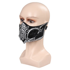 Game Mortal Kombat Sub-Zero Cosplay Latex Masks Helmet Halloween Props 