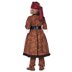 Kids Children Caribbean Pirates Cosplay Costume Outfits Halloween Carnival Suit