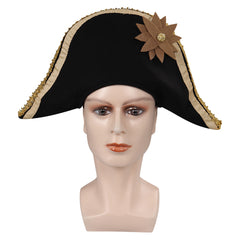 Peter Pan & Wendy Captain Hook Cosplay Pirate Hat Cap Halloween Carnival Party Disguise Accessories Prop