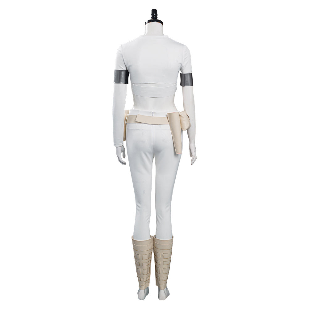 Padme Amidala White Outfit Cosplay Costume Halloween Carnival Suit – Coshduk