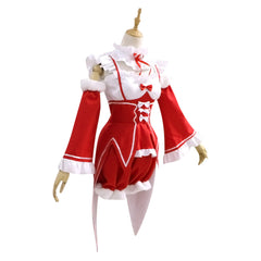 Anime Ram Red Christmas Lolita Dress Cosplay Costume Outfits Halloween Carnival Suit