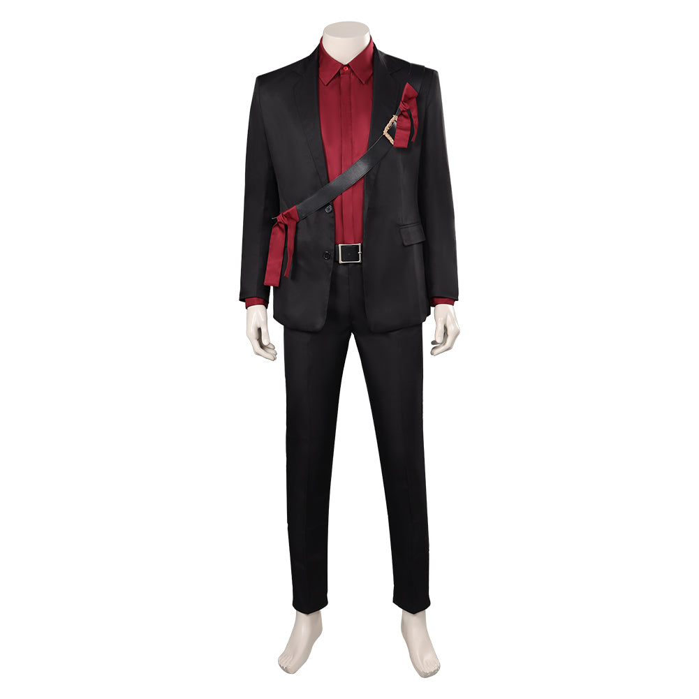 Game Mortal Kombat Kenshi Takahashi Business Suit ​Outfits Cosplay Costume Halloween Carnival Suit
