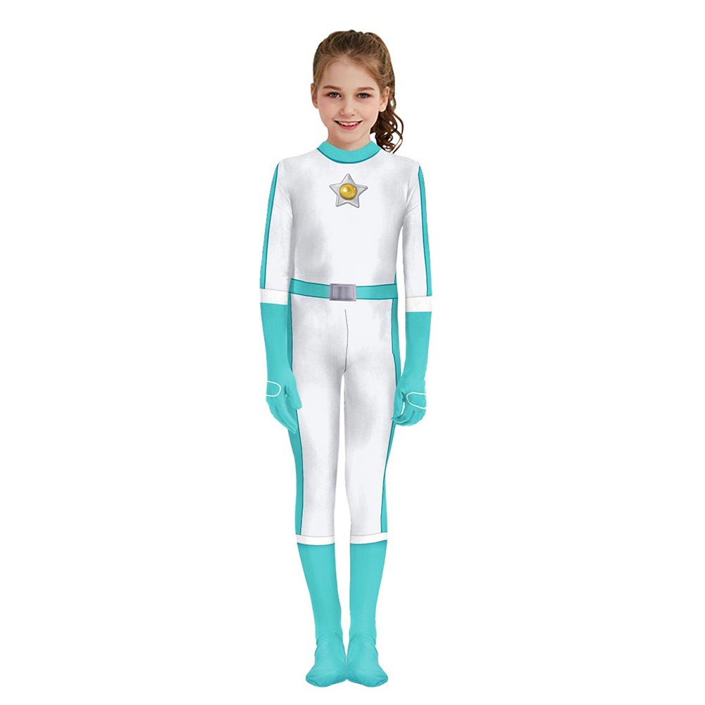Kids The Super Mario Bros Princess Rosalina Cosplay Costume Outfits Halloween Carnival Party Disguise Suit