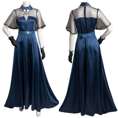Anime Castlevania Lenore Blue Dress Cosplay Costume Outfits Halloween Carnival Suit