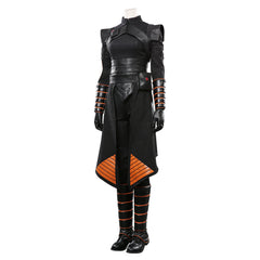 TV The Book Of Boba Fett The Mando Fennec Shand Black Outfits Halloween Cosplay Costume Suit