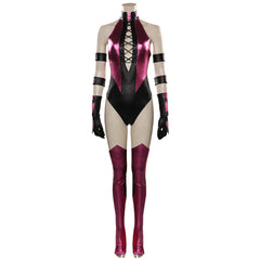 Game Mortal Kombat Mileena Cosplay Costume Jumpsuit Outfits Halloween Carnival Suit