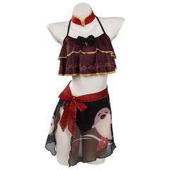 Game Genshin Impact Hutao Cosplay Costume Swimsuit Outfits Halloween Carnival Suit