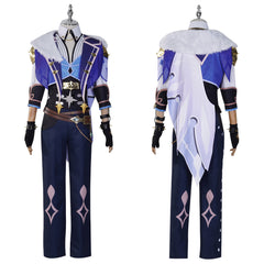 Game Genshin Impact Kaeya Cosplay Costume Outfits Halloween Carnival Suit