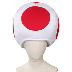 The Super Mario Bros. Movie Toad/KINOPIO Cosplay Hat Cap Winter Halloween Carnival Party Costume Props Xmas Gifts