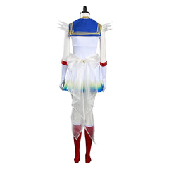 Anime Sailor Moon Eternal Tsukino Usagi White Dress Outfits Halloween Carnival Suit Cosplay Costume
