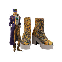 Anime  Kujo Jotaro Cosplay Shoes Boots Halloween Costumes Accessory Custom Made