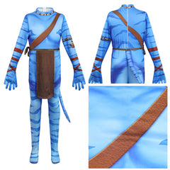 Kids Children  Avatar：The Way of Water Jake Sully Cosplay Costume Outfits Halloween Carnival Party Suit