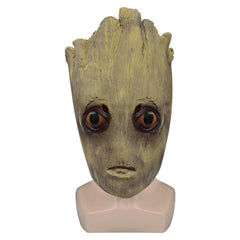 Guardians of the Galaxy3：Ente Groot Mask Cosplay Latex Masks Helmet Masquerade Halloween Party Costume Props