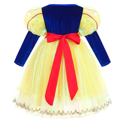 Kids Girls Movie Snow White Cosplay Costume Outfits Halloween Carnival Suit