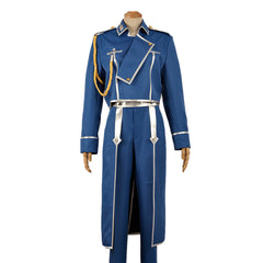 Fullmetal Alchemist Roy Mustang Cosplay Costume Outfits Halloween Carnival Party Disguise Suit