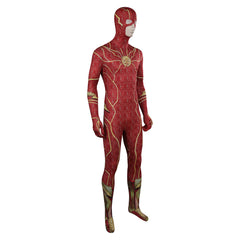 The Flash Barry Allen Cosplay Costume Halloween Carnival Party Suit  