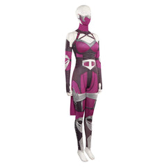 Game Mortal Kombat Milenna ​Purple Jumpsuit Outfits Cosplay Costume Suit