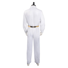 Movie Barbie 2023 ken White Jumpsuit Clothing Outfits Cosplay Costume Halloween Carnival Suit