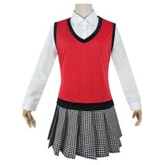 Anime Kakegurui Women School Uniform Outfit Midari Ikishima Halloween Carnival Suit Cosplay Costume