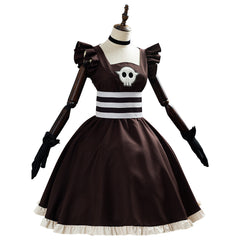Anime Nene Yashiro Black Lolita Dress Cosplay Costume Halloween Carnival Suit