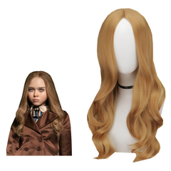 Movie M3GAN Megan Cosplay Wig Heat Resistant Synthetic Hair Carnival Halloween Party Props