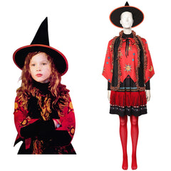 Hocus Pocus-Dani Dennison Cosplay Costume Coat Skirt Hat Outfits Halloween Carnival Suit