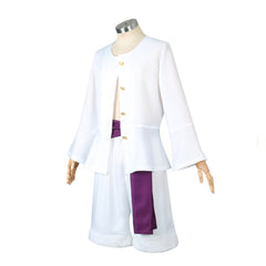 Anime One Piece Nika Luffy White Set Outfits Cosplay Costume Halloween Carnival Suit