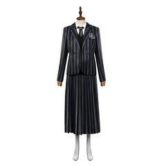 Adult Jenna Ortega Cosplay Costume School Uniform Dress Outfits Halloween Carnival Party Suit