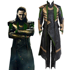 Movie Thor:The Dark World Loki Black Set Cosplay Costume Halloween Carnival Suit