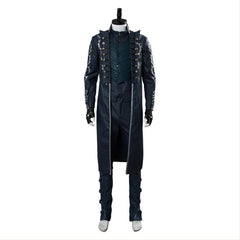 Game Devil May Cry V Vergil Aged Outfit Cosplay Costume Halloween Carnival Suit