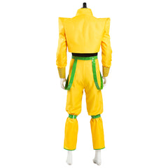 Dio Brando Yellow Top Pants Set Outfit Halloween Carnival Suit Cosplay Costume