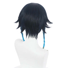 Genshin Impact Heat Resistant Synthetic Hair Venti Carnival Halloween Party Props Cosplay Wig