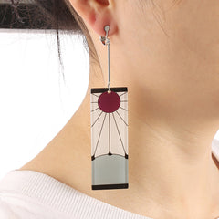 Kamado Tanjirou Resin Pin Hook Clip On Hanafuda Earrings Cosplay Accessories Props