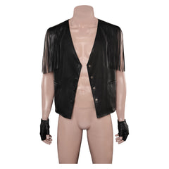 Movie Barbie 2023 Ken Outfits Black Vest Cosplay Costume Halloween Carnival Suit