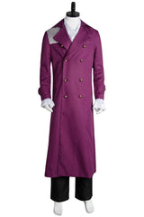 Prince Rogers Nelson in Purple Rain Coat Costume Cosplay Halloween Carnival Suit