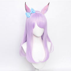 Mejiro McQueen Purple Wig Cosplay Accessories Halloween Carnival Props