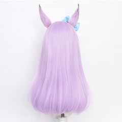 Mejiro McQueen Purple Wig Cosplay Accessories Halloween Carnival Props