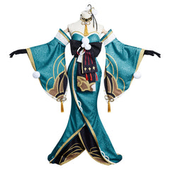 Game Genshin Impact Ms Hina/Gorou Cosplay Costume Outfits Halloween Carnival Suit