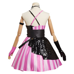 Game LoL League of Legends Jinx Goth Lolita Dress Outfits Cosplay Costume Halloween Carnival Suit-Coshduk