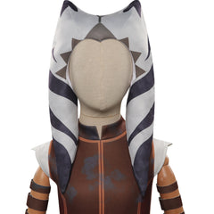 Kids Children TV Ahsoka 2023 Ahsoka Tano Red Set Cosplay Costume Outfits Halloween Carnival Suit