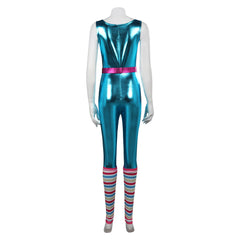 2023 Barbie Movie Margot Robbie Barbie Retro Disco Jumpsuit Cosplay Costume Outfits Halloween Carnival Suit