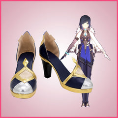 Game Genshin Impact Yelan Cosplay Shoes Boots Halloween Costumes Accessory Custom Made