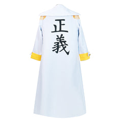Anime One Piece Admiral Of The Navy Coat Outfits Cosplay Costume Halloween Carnival Suit
