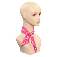 Movie Barbie 2023 Margot Robbie Barbie Scarf  Neckwear Cosplay ​Accessories Halloween Carnival Props