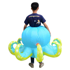 Adult Animals Octopus Inflatable Costume Blue ​Party Funny Cosplay Costume Halloween Carnival Suit