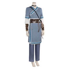 Anime Avatar: The Last Airbender Katara Blue Set Cosplay Costume Outfits Halloween Carnival Suit