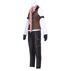 Anime Black Butler Season 4: Public School Arc (2024) Ronald Knox Red Jacket Set Outfits Cosplay Costume Halloween Carnival Suit